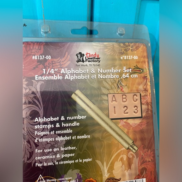 Tandy Leather Factory Alphabet Stamp Kit New in Box NIB Craft Supplies Leather - Picture 3 of 7